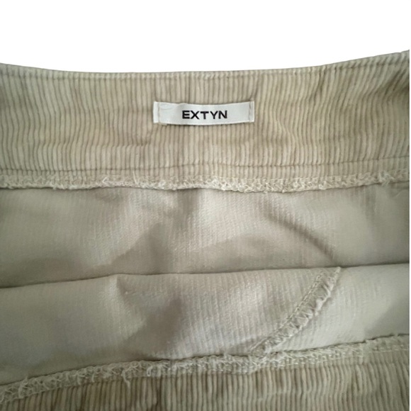 Tan Corduroy A Line skirt - Picture 5 of 5